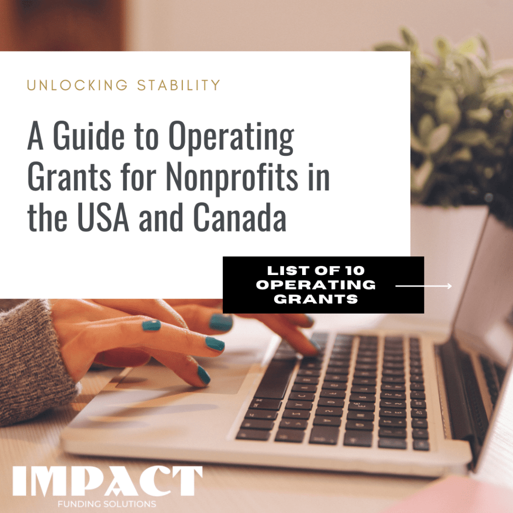 Operating Grants for Nonprofits
