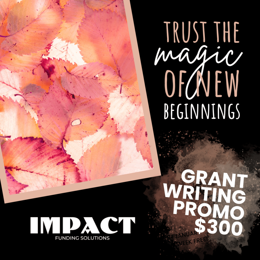 November Grant Writing Promotion