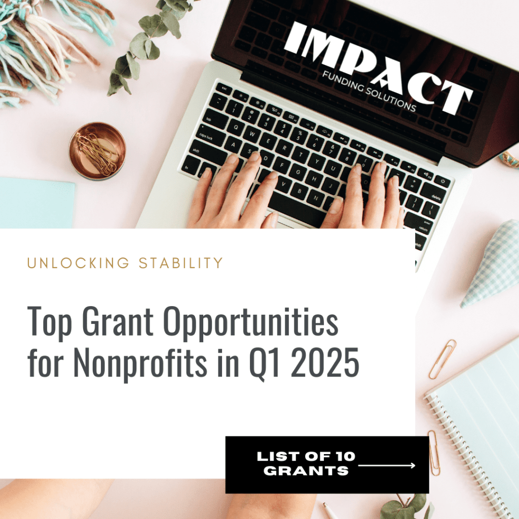 top grants for nonprofits in 2025