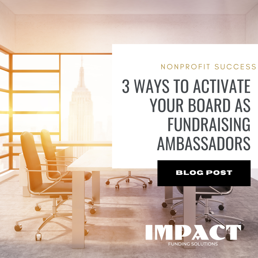 3 Ways to Activate Your Board as Fundraising Ambassadors