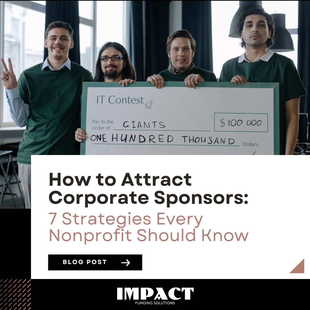 How to attract corporate sponsors