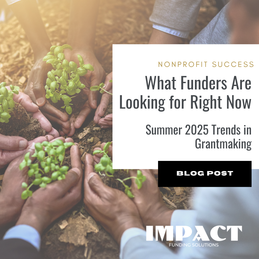 Summer 2025 Trends in Grantmaking