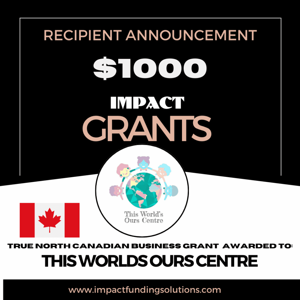 TRUE NORTH BUSINESS GRANT WINNER