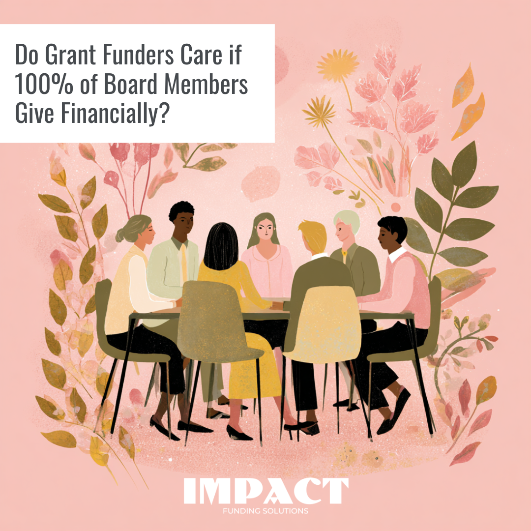 do grant funders care