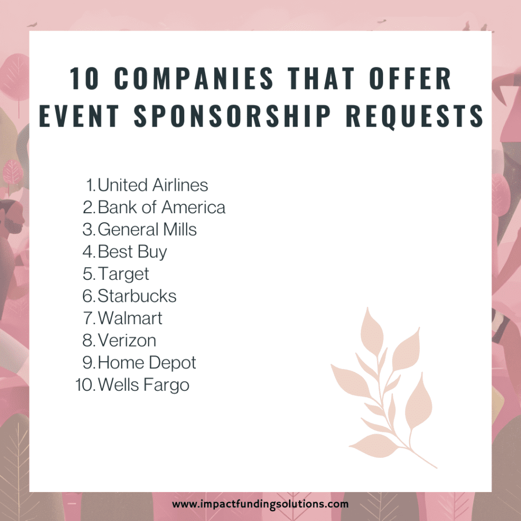 Event Sponsorship