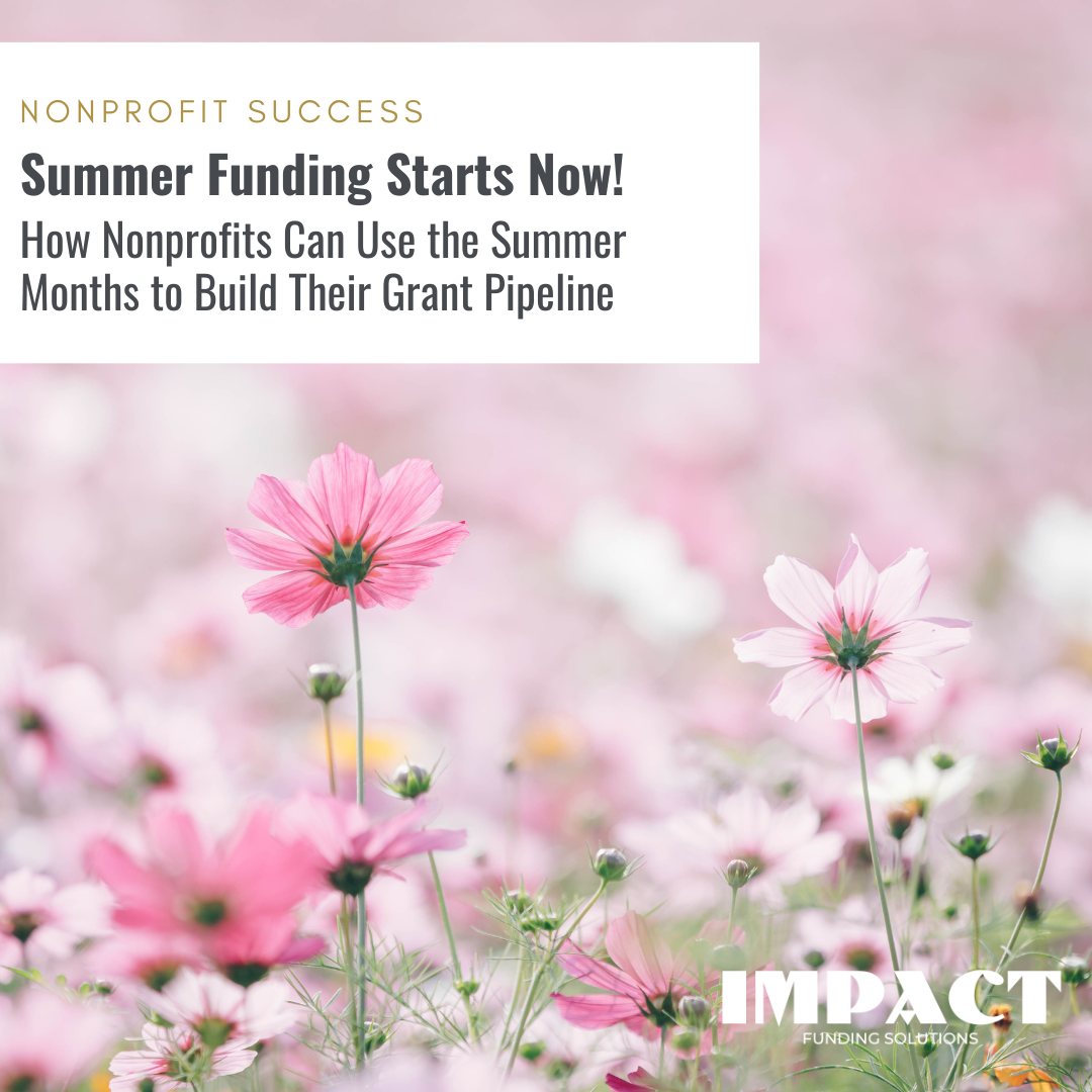 Summer Funding Starts Now