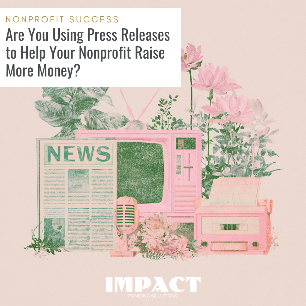 press releases for nonprofits