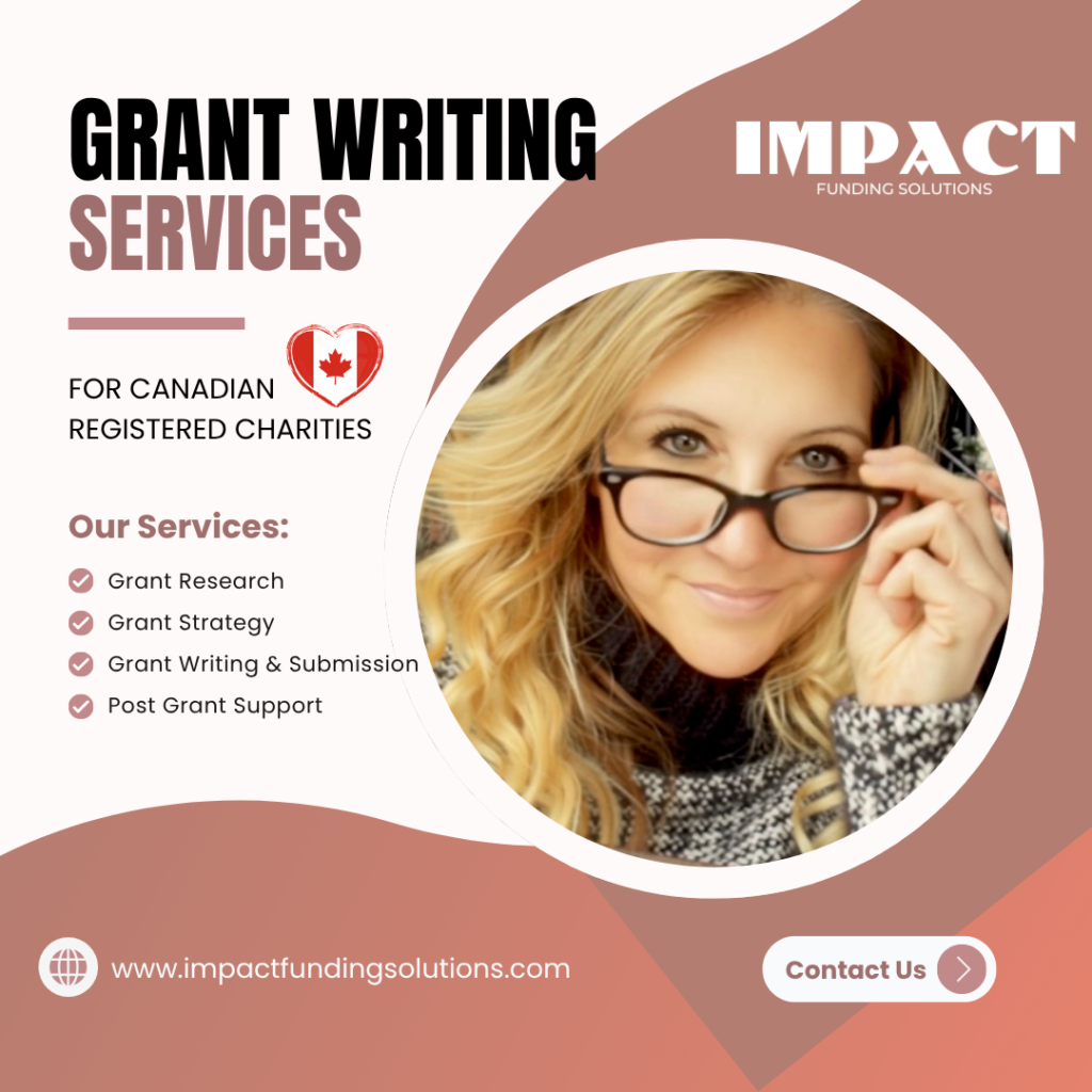 Grant Writing Services for Canadian Charities